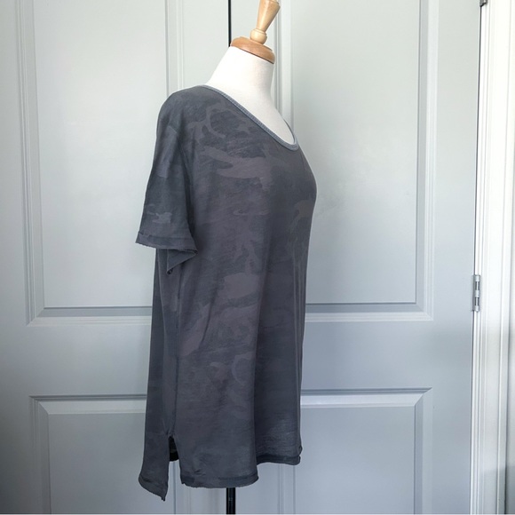 Free People Bundle: Bae Bae Layering Top (Green) + Camo Tee (Dark Gray) – Size M - Picture 7 of 15